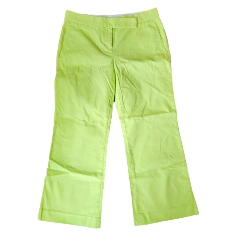 Express Women Lime Capri Pants Size 2